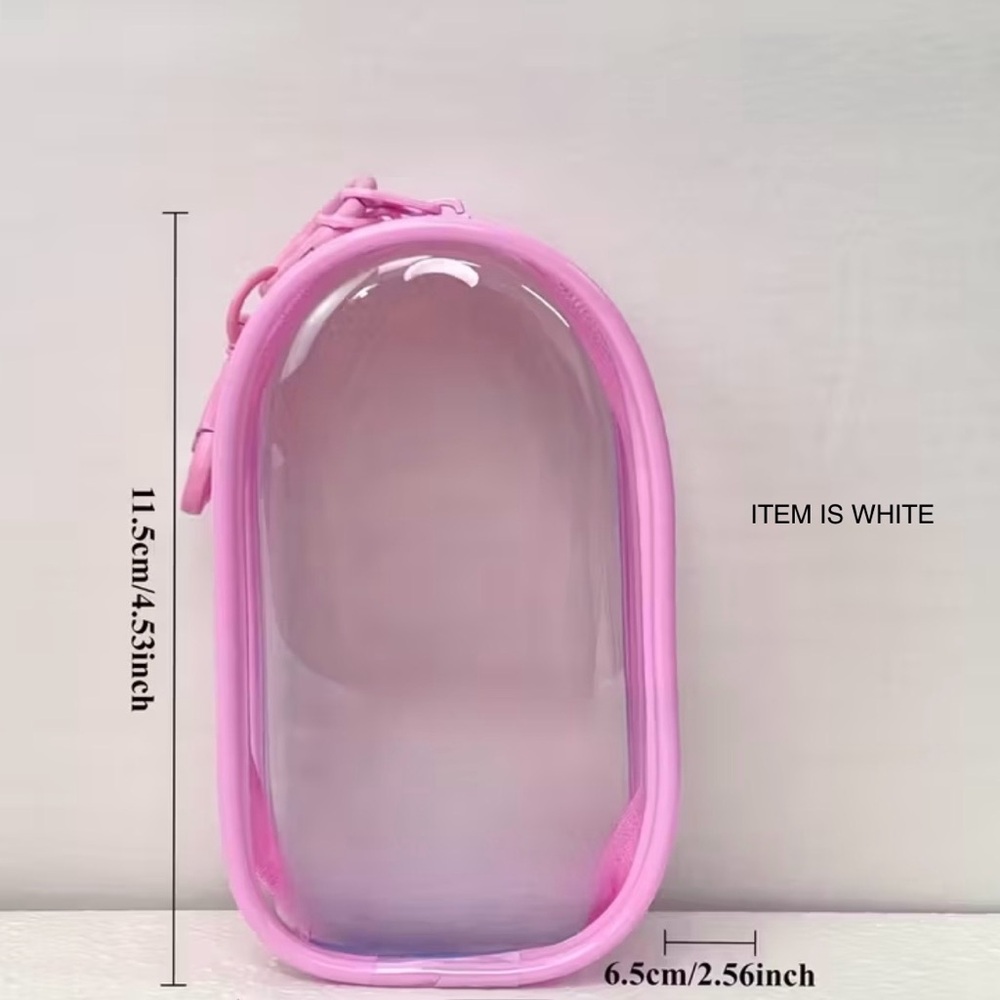 White Heart Keychain Pouch - Labubu mini case - Picture 3 of 6